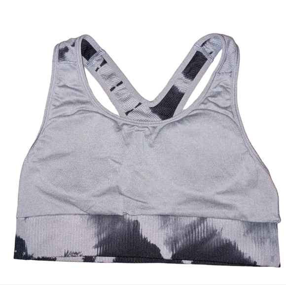 Victoria Secret Pink Sport bra Seamless lightly lined Small Tie-dye blac… - Picture 2 of 10